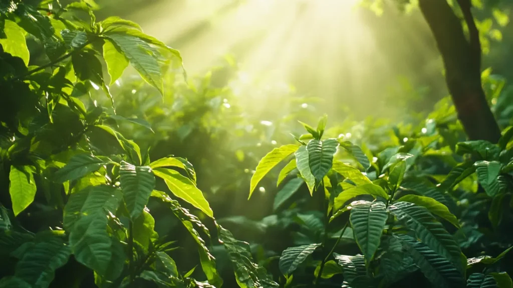 A beautiful kratom jungle with nice nature